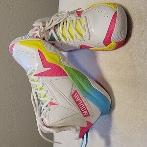 MOOLAH Kids Press Break Y2K Basketball Shoes, Neon Glo